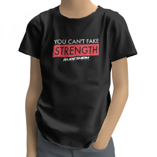 Kids Shirt "Can't Fake Strength"